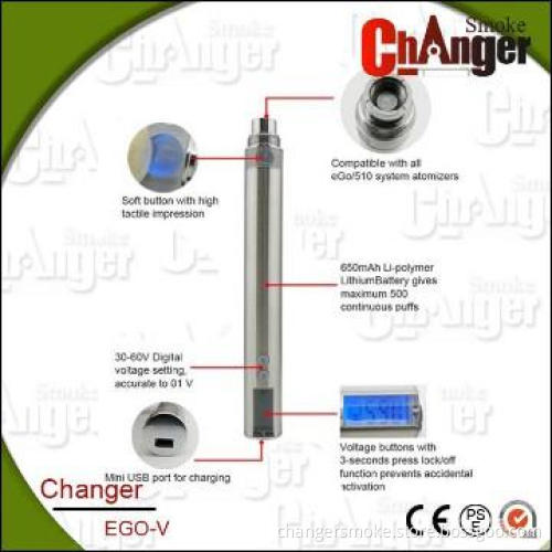 Compatibal with ego & 510 atomizer ego battery replace ego-v v2 mega